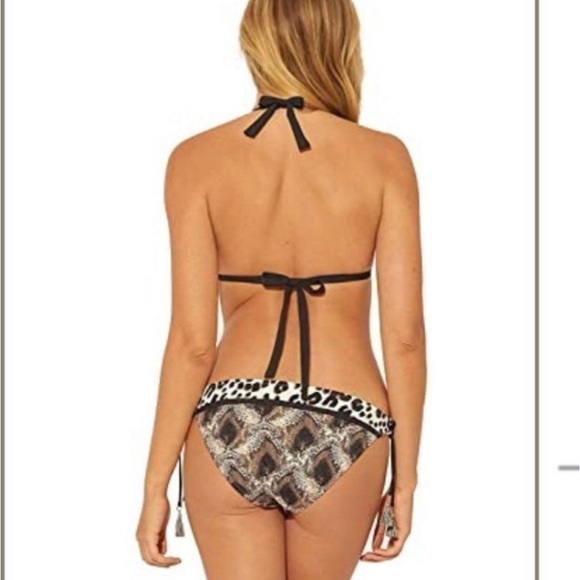 BLEU Rod Beattie Animal Print Triangle Bikini set size 12 - Picture 7 of 8